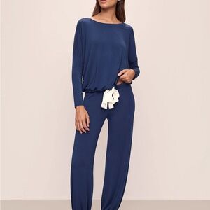 Eberjey Gisele TENCEL Modal Slouchy PJ Set w/Tags - Navy